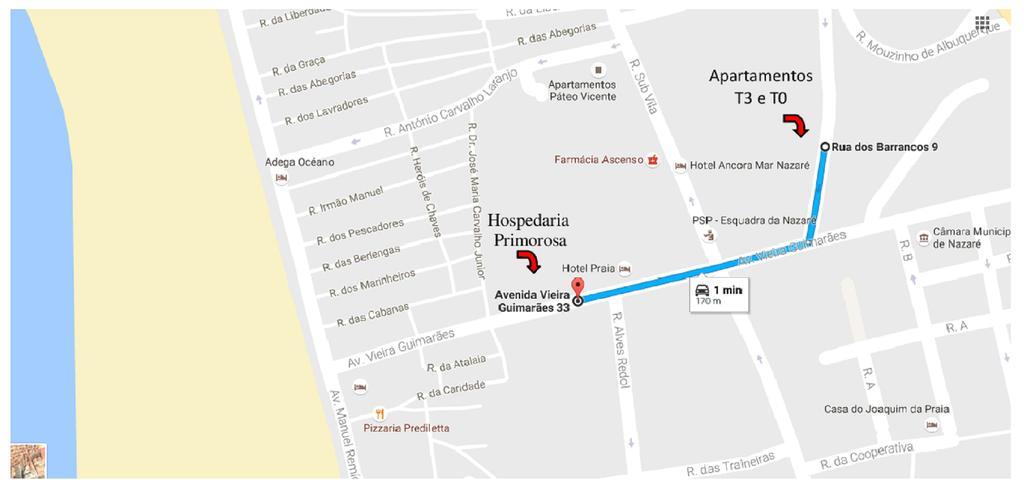 נאזרה Hospedaria A Primorosa מראה חיצוני תמונה